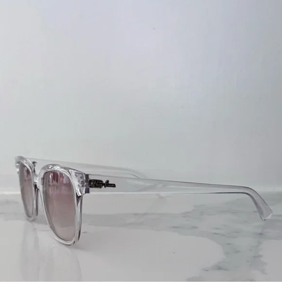 Ray-Ban Transparent Square Unisex Sunglasses Model RB4323 Gradient Lenses - Picture 5 of 12